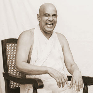 Photo 1 - Swami Sivananda & Swami Venkatesananda enjoy a good laugh.